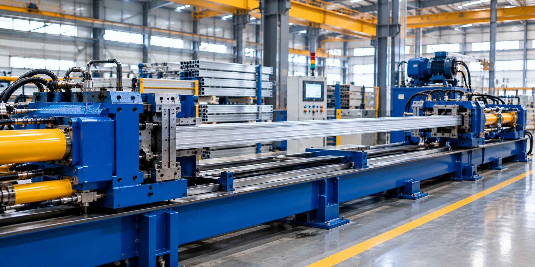 Hydraulic Tension Stretching & De-Twisting